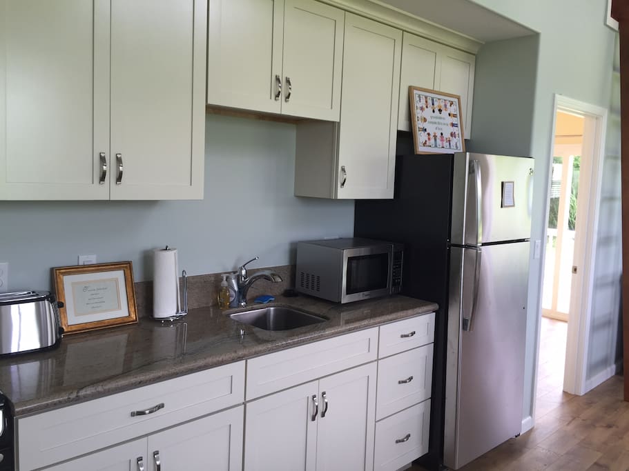 Upgraded full kitchen area