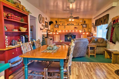 SPA+BBQ+HIKE Backs2Forest 7mi-Lake•Shops&Slopes