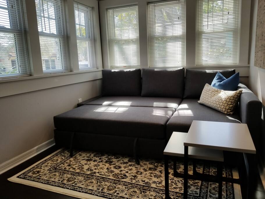 Sleeper sofa will sleep two