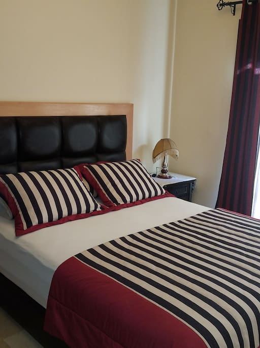 first room with bed for 2 places.