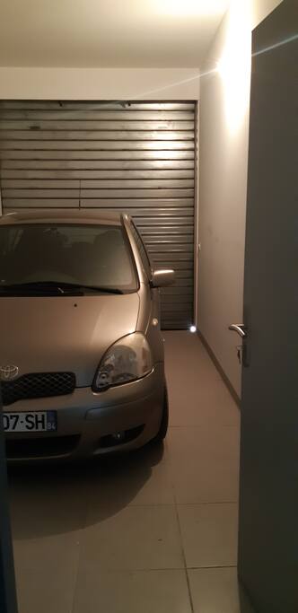Le garage attenant à l'appartement