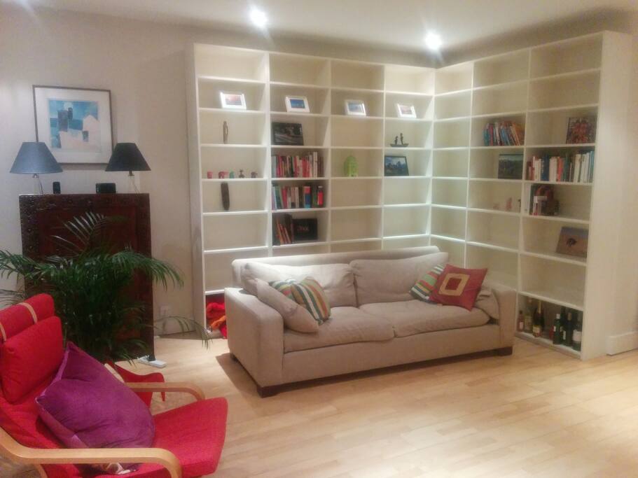 Living room in the evening