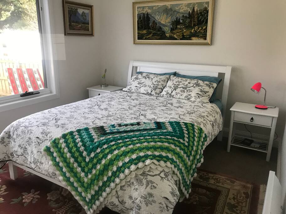 Queen sized bed