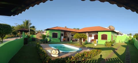 Beach house in dry beach