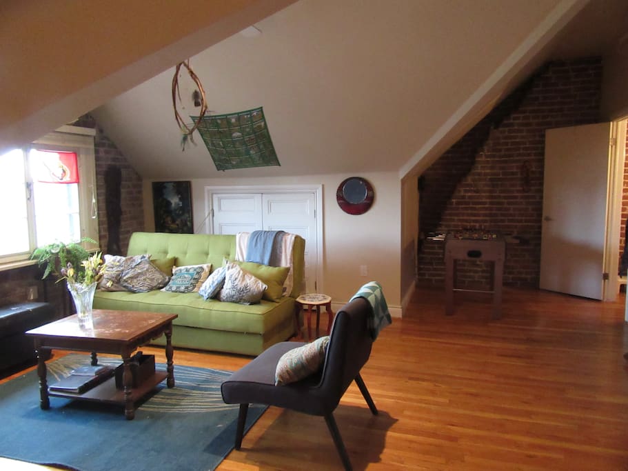 Living room & den