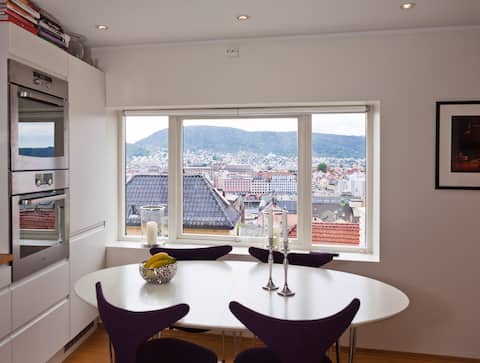 central and with panoramic views of the city