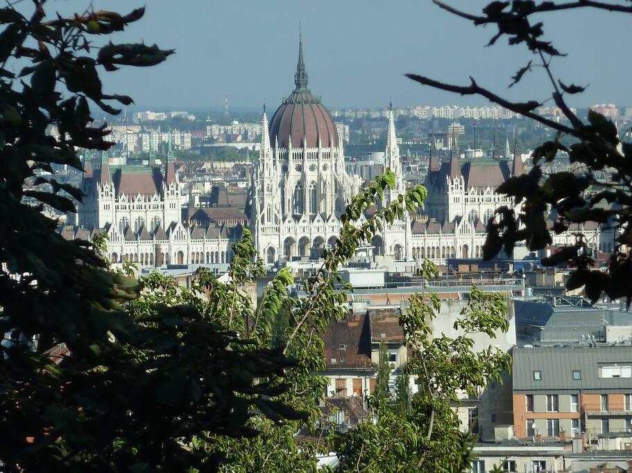 The Parlament's view from the balcony