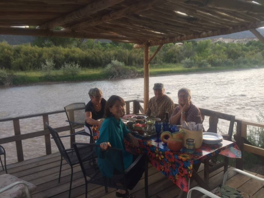 Deck on the river