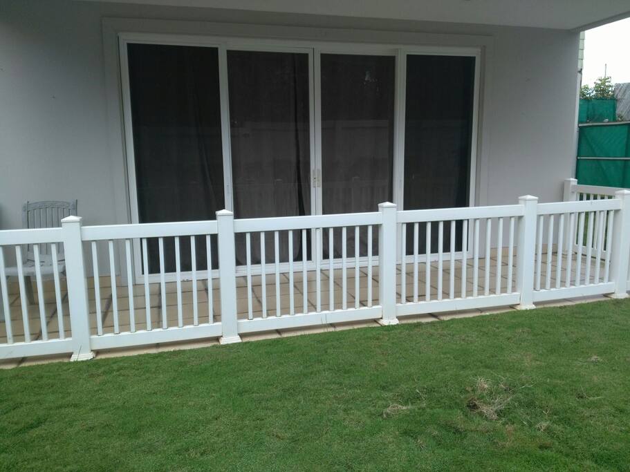 Terraza principal se puede lkevar una parrilla para hacer asados.