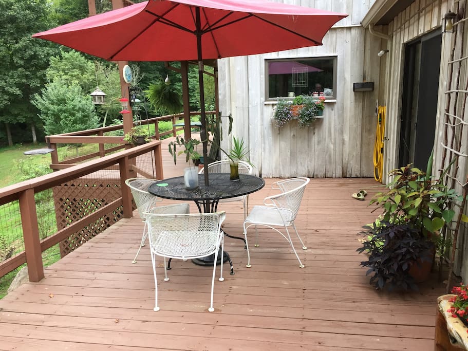 Back Deck Across Whole House