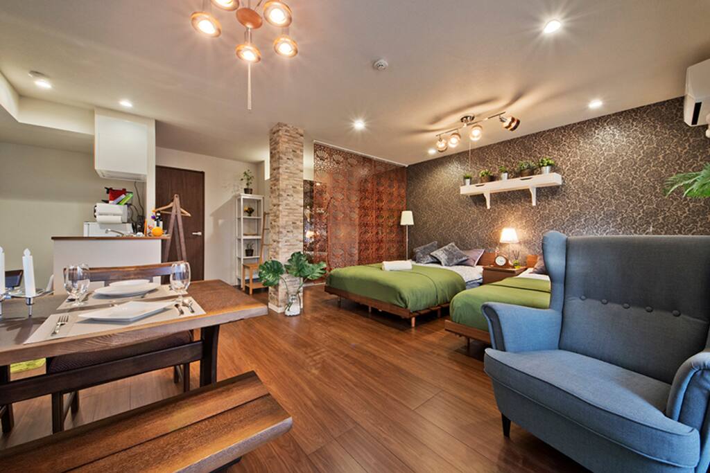overview of the room