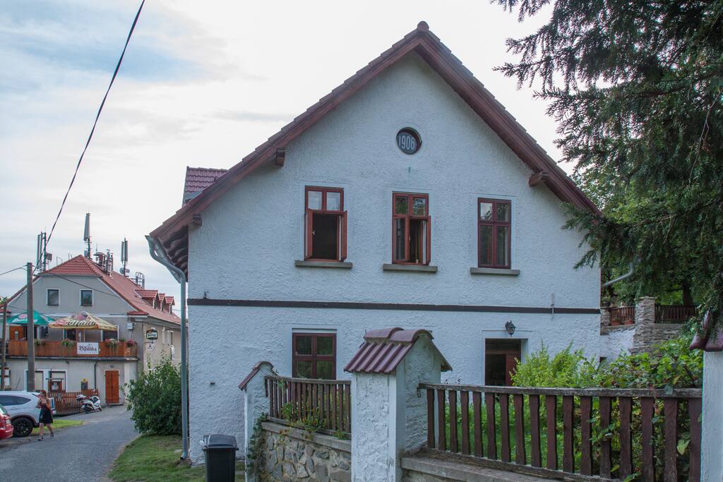 Opposite to the restaurant "Vyhlídka"