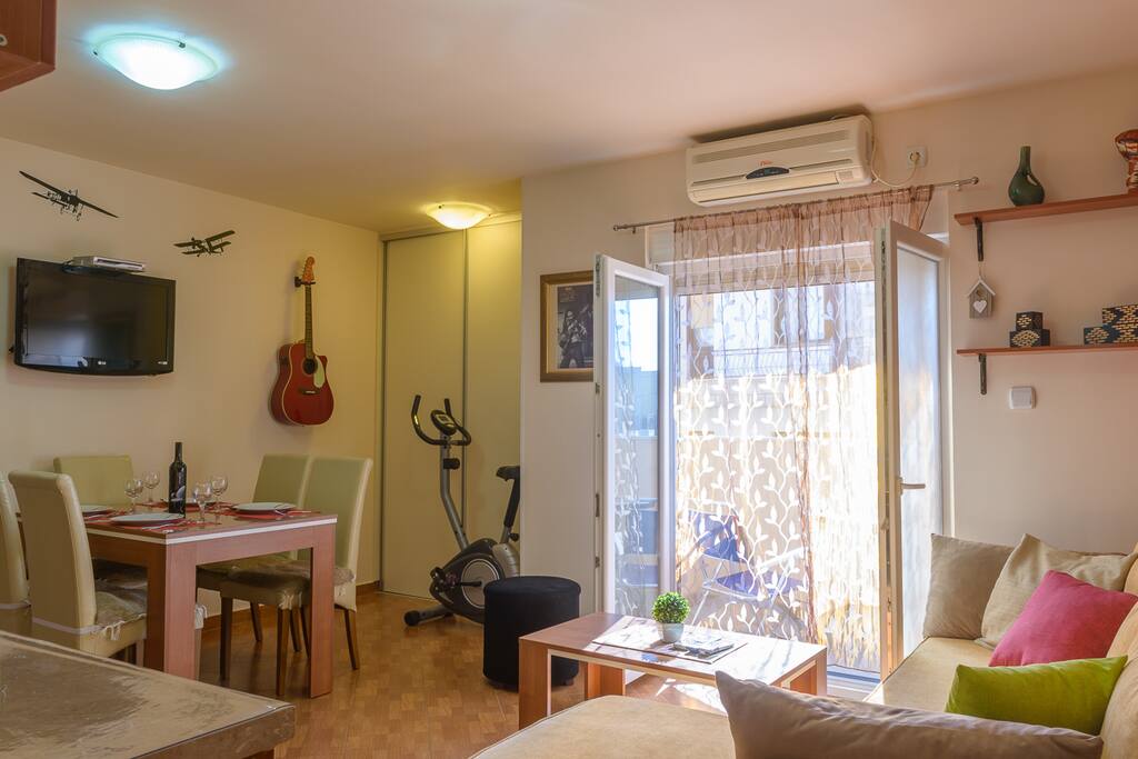 Kitchen and Living room