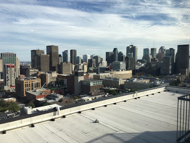 Amazing View of Downtown Montreal