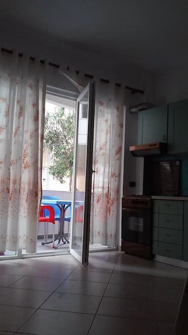 view from the kitchen