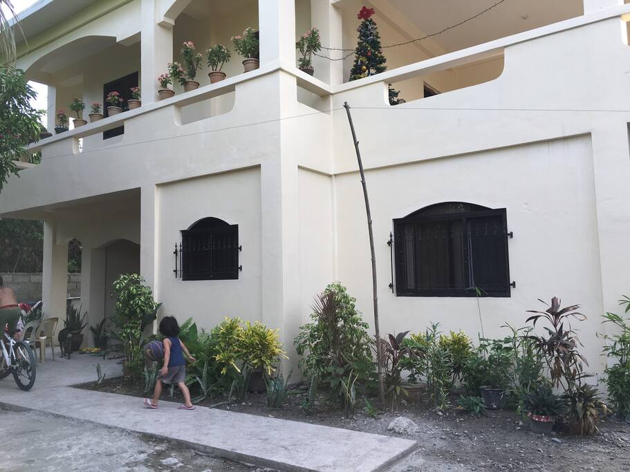 Front view of the house
