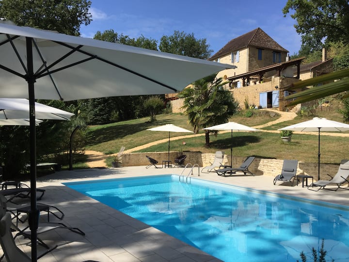 Suite Familiale Dans Grand Domaine Avec Piscine - Le Buisson-de-Cadouin