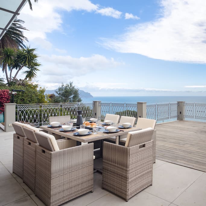 terrace with seaview