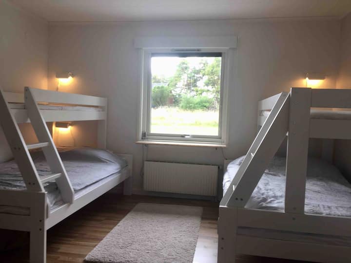 Spálňa 3, dve poschodové postele 