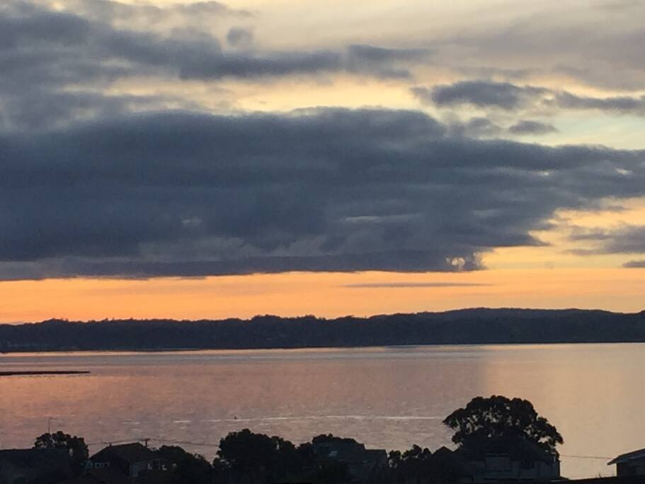 Sunset over Manly Beach