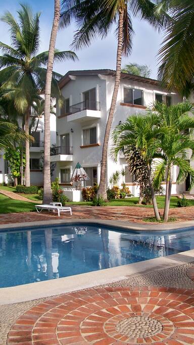 our condo is beside the pool