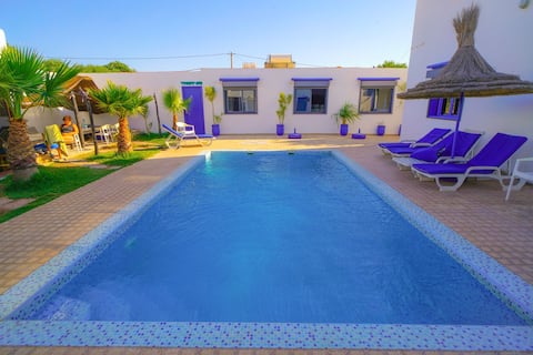 apartment with pool view