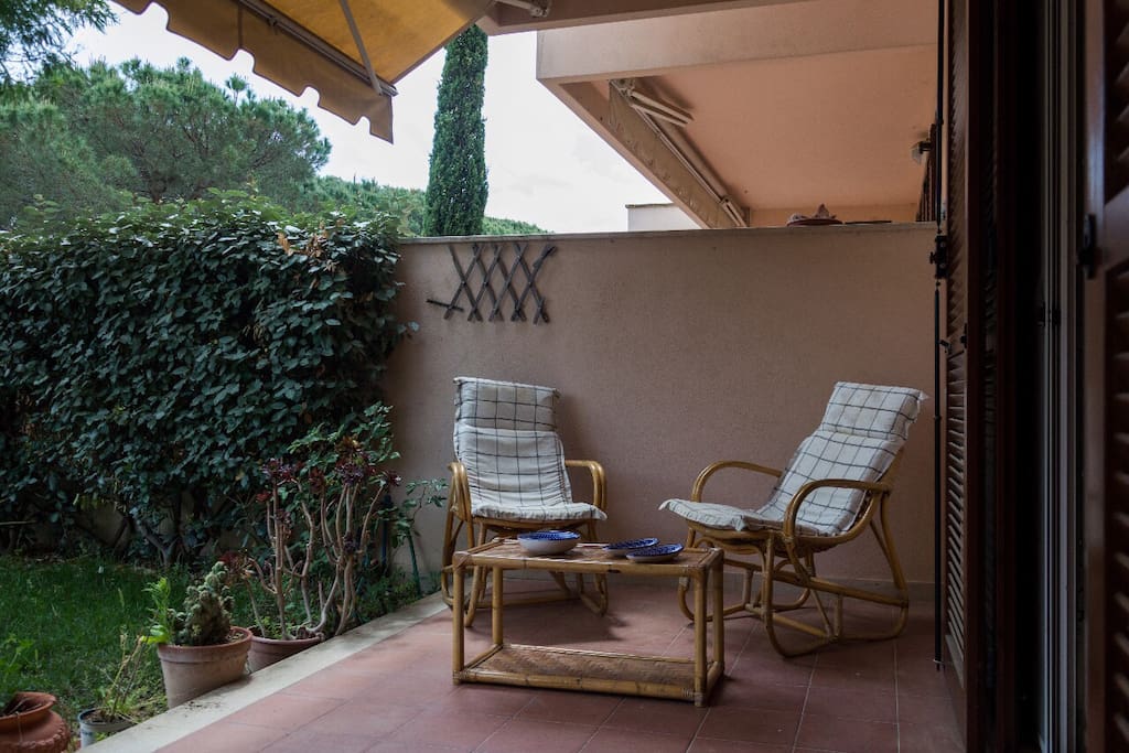 La veranda davanti
