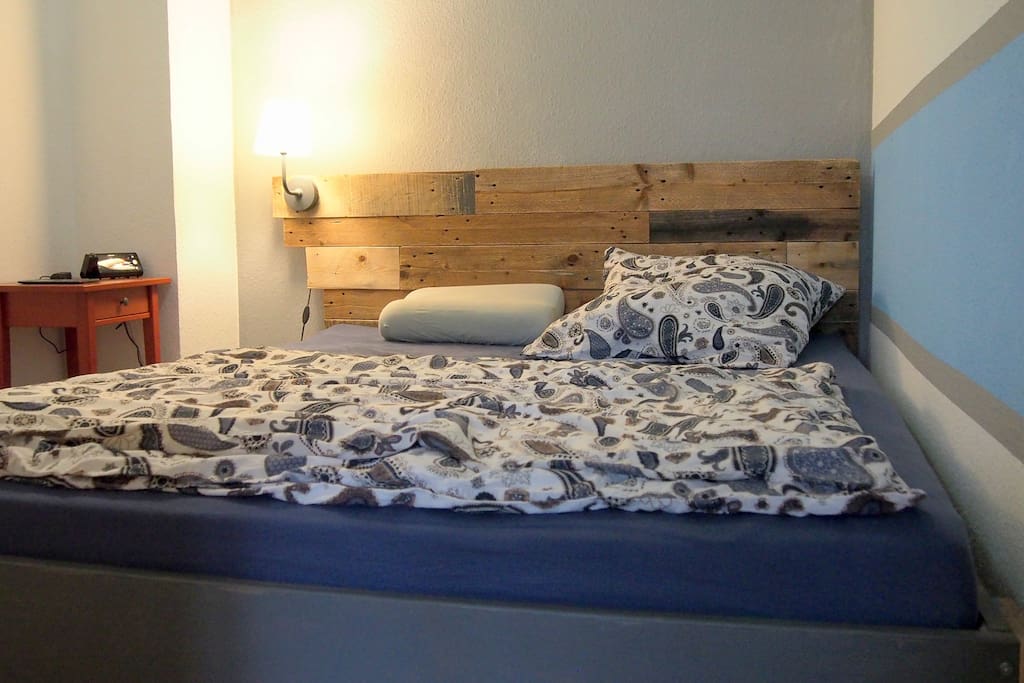 upcycled IKEA Bett in 1,60 m Breite