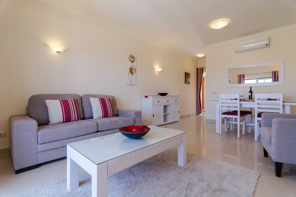 Spacious lounge and dining area