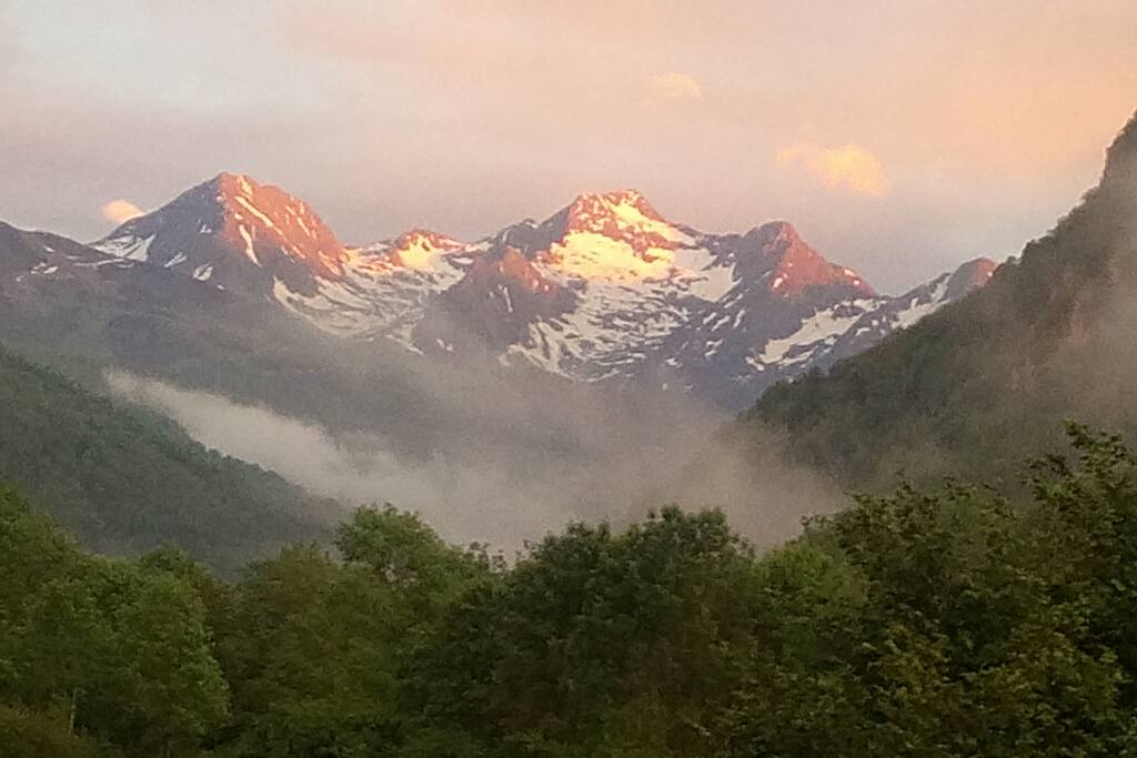 vue du balcon
