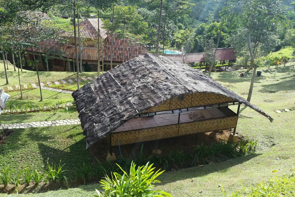 The hut from the top side