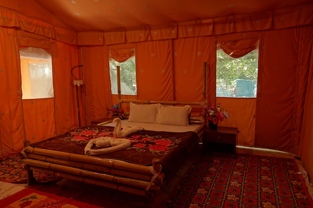 A Beautiful tent for your fabulous stay make your holiday unforgettable.