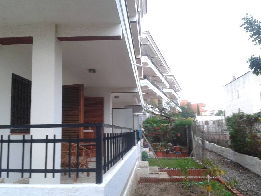 Apartamento y terraza