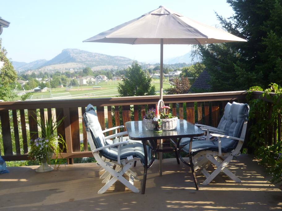 Fantastic front and back deck to enjoy views and nature!