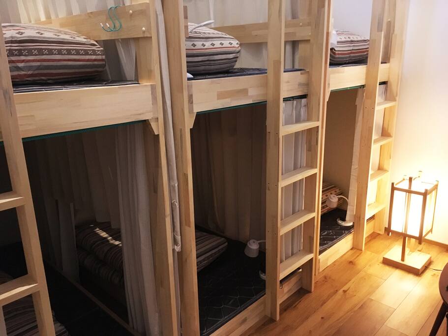 女性専用ドミトリー最大6名
