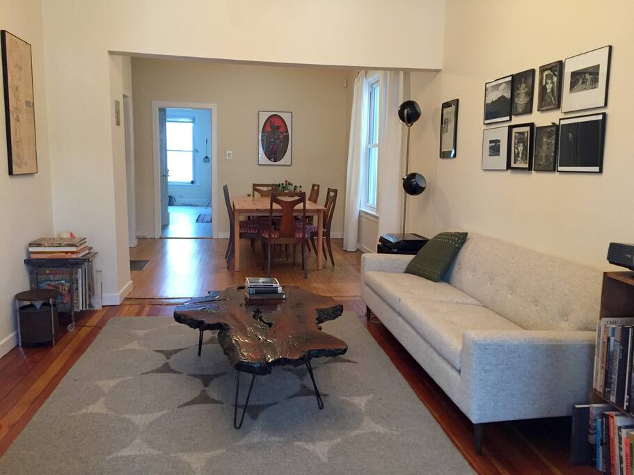 Living and dining rooms