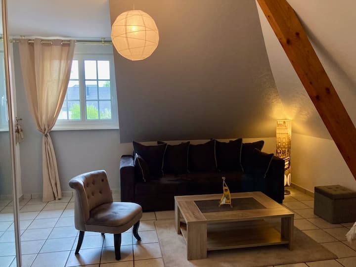 Obývačka s rozkladacou pohovkou