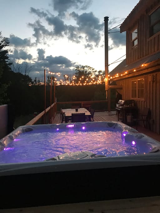 8-person hot tub