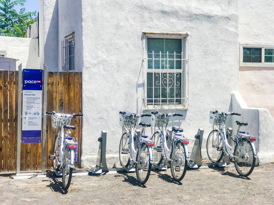 We are proud to offer Pace bike rental services on the property (separate fees apply)