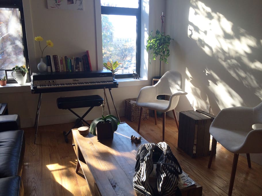 very sunny living room!
