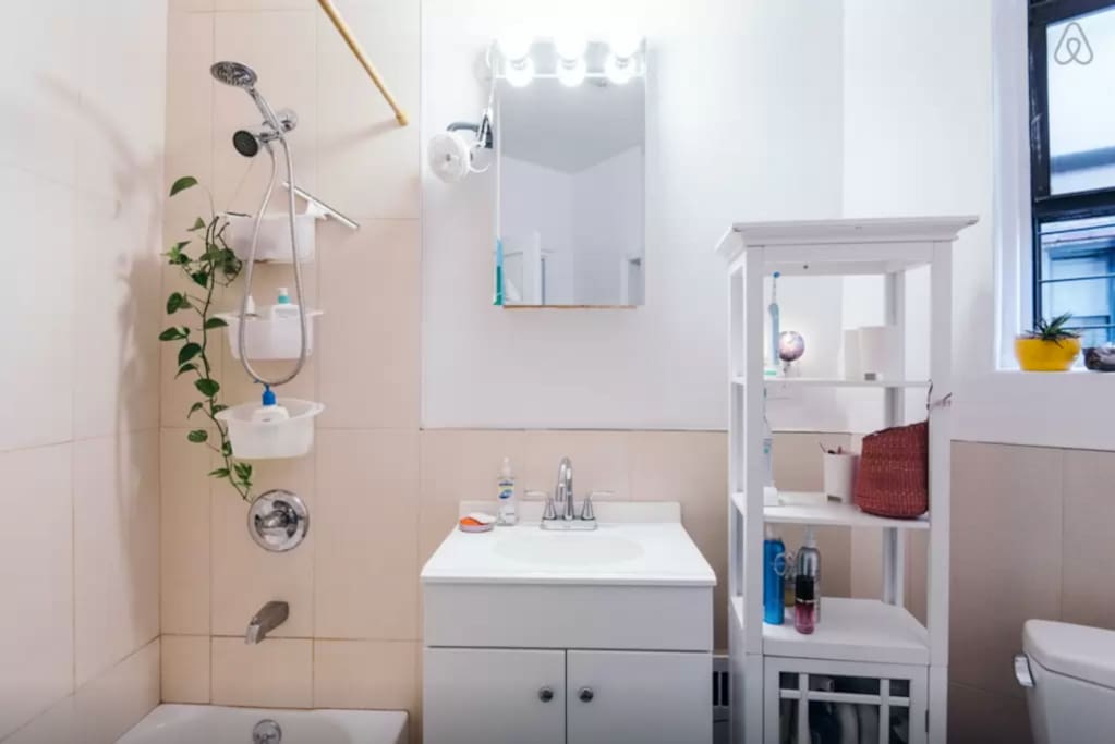 Only clean people are allowed to stay. Just kidding. But no really, showers are encouraged.