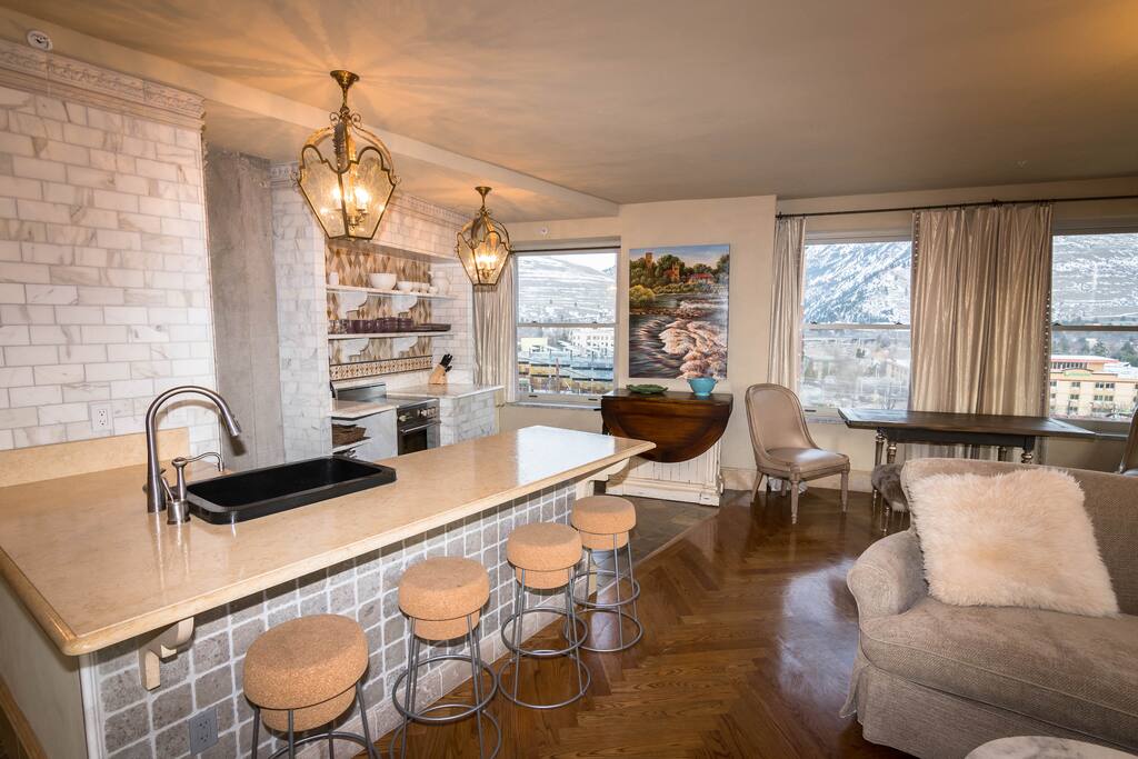 View facing East of the kitchen