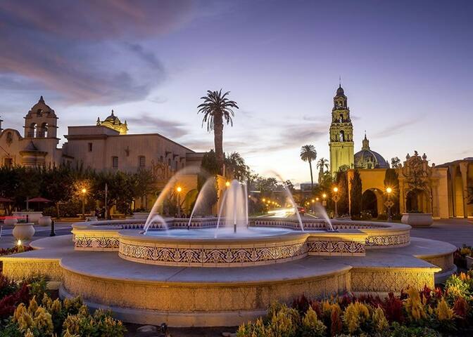 Great location, next to Balboa Park.