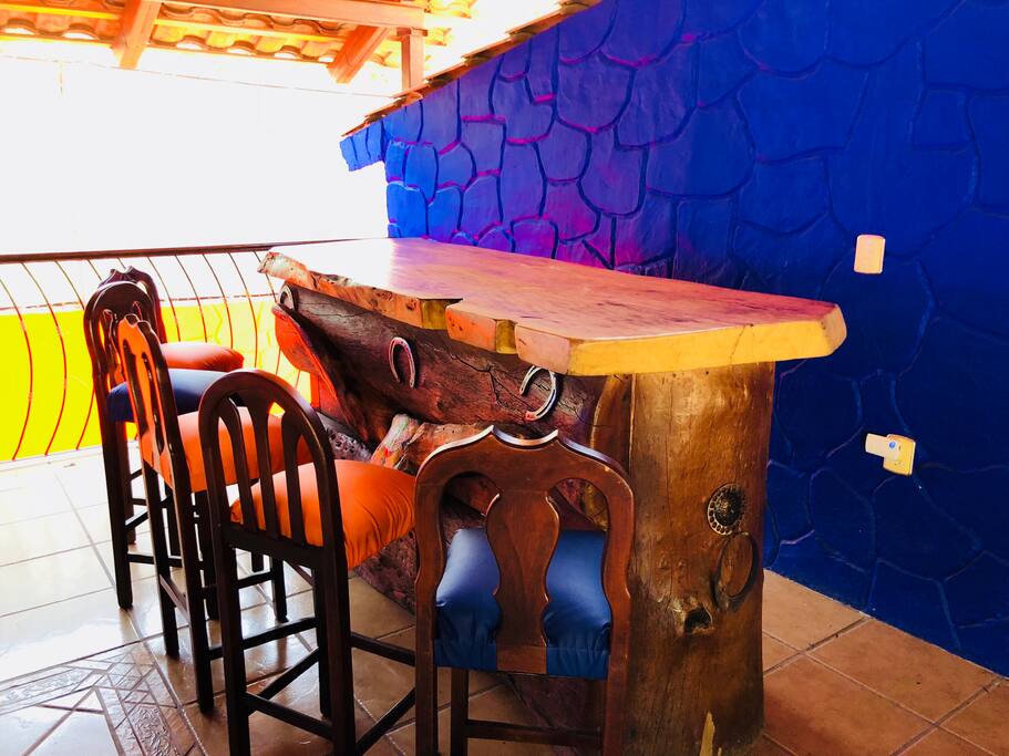 Bar en la sala de juegos