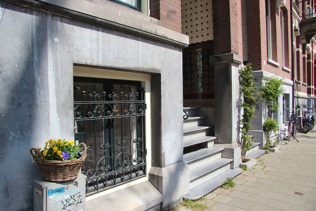 The front entrance