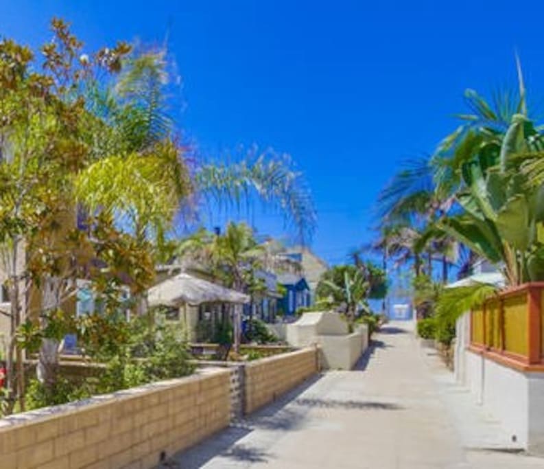 Steps to the beach.