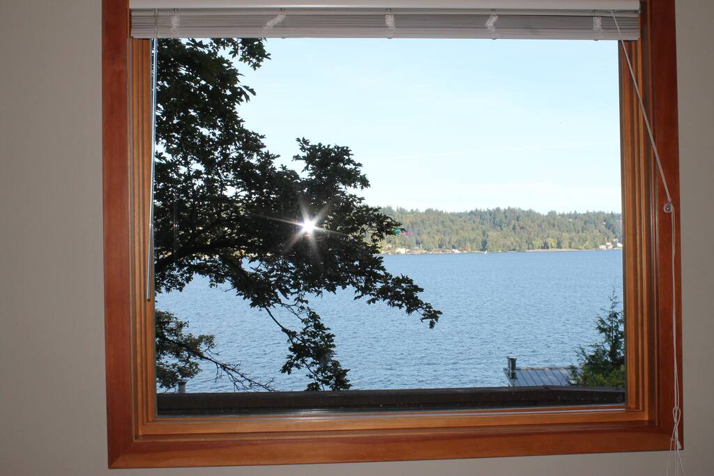 Wake up to this view from the master bedroom