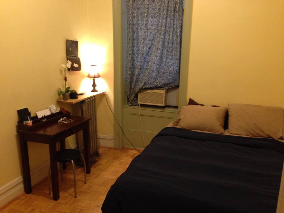 Simple room with private feel.