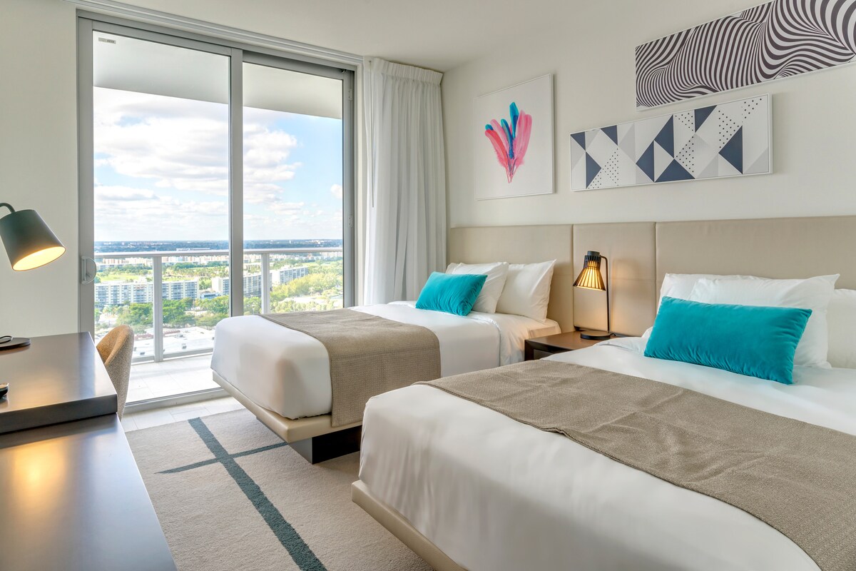 Третата спална соба има 2 кревета со целосна големина, постелнина и неверојатен поглед!
