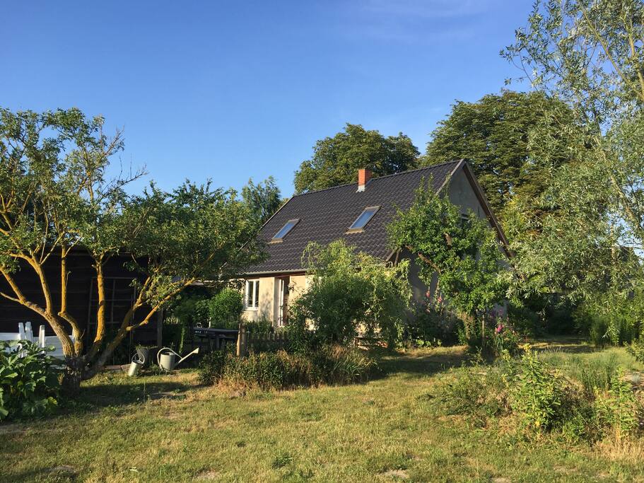 Haus von hinten